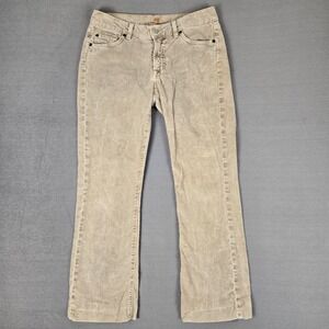 7 For All Mankind Pants Mens 29x28 Tan Bootcut Denim Jeans Western USA Made